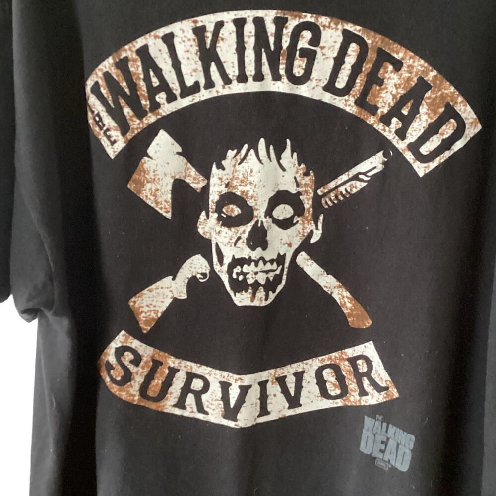 The Walking Dead Survivor Tee Delta Pro Weight Size 3XT